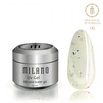 Milk Potal Builder Gel Milano15ml № 06